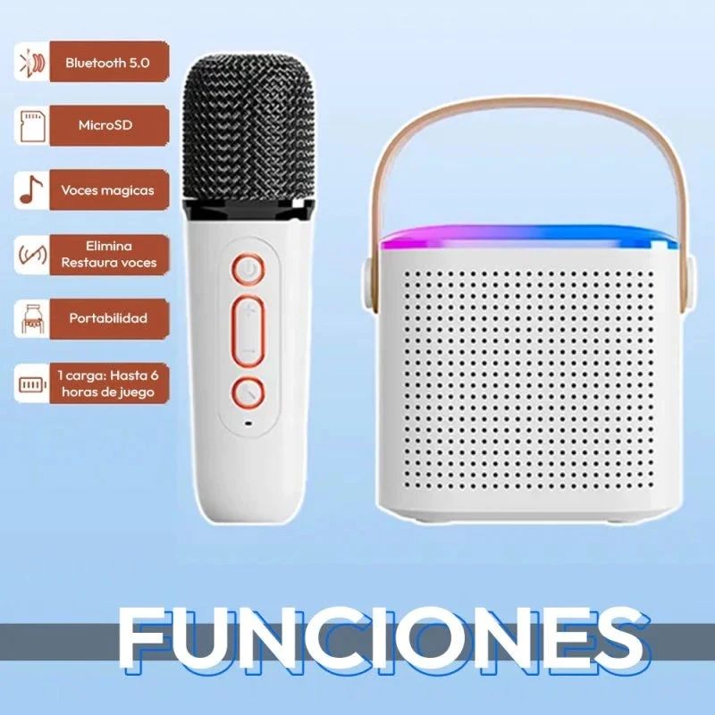 Set De Karaoke Parlante Micrófono